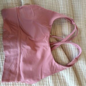 Pink Strappy Women's Bralette